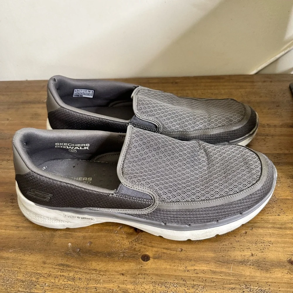 Men's Solid Go Walk Slip Ons - Taupe,size 11.5